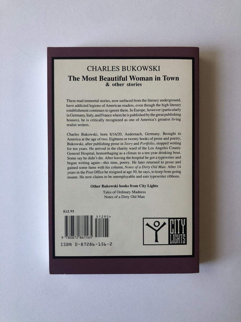 The Most Beautiful Woman in Town & Other Stories by Charles Bukowski