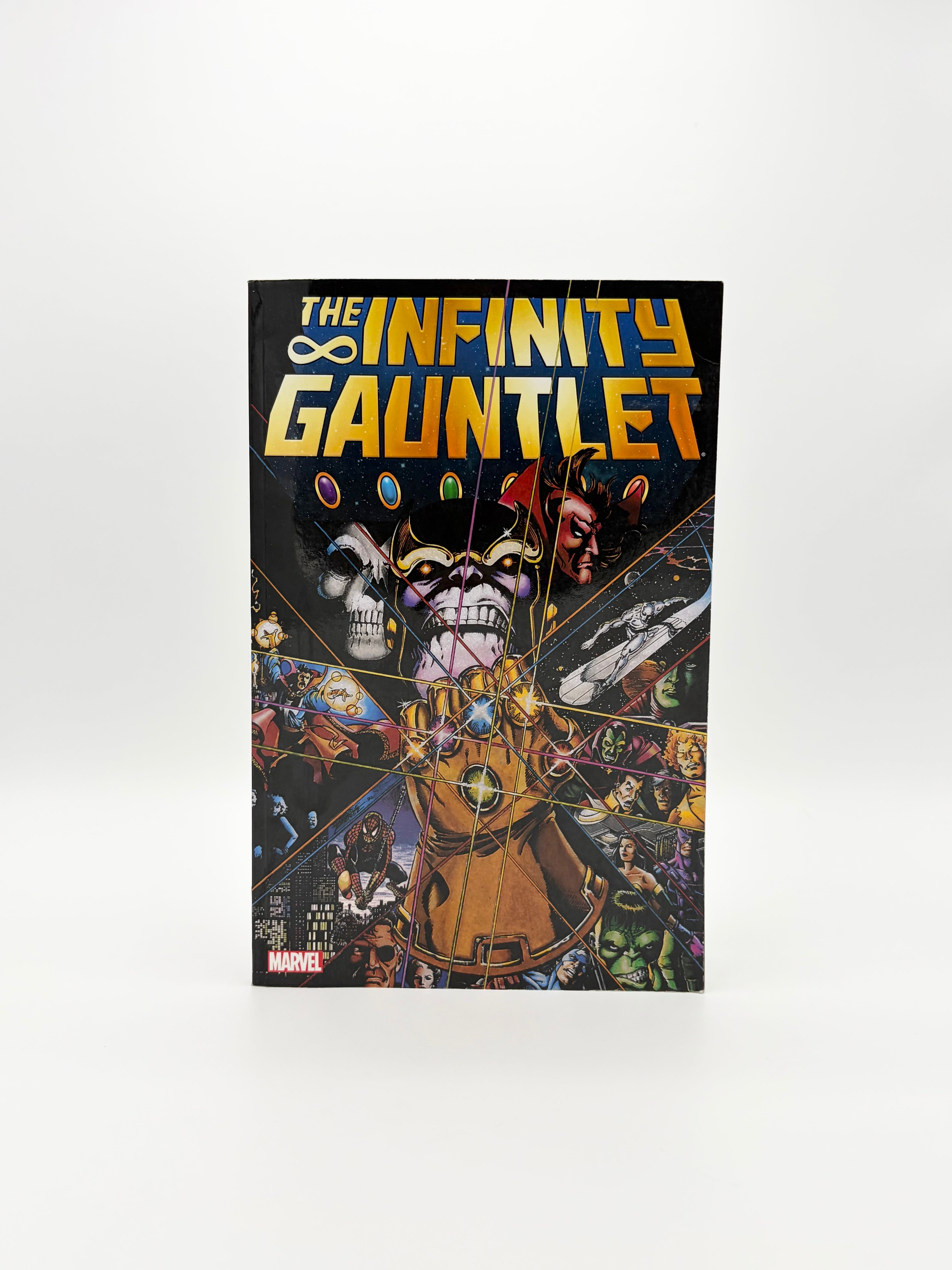 The Infinity Gauntlet by Jim Starlin, George Pérez, and Ron Lim
