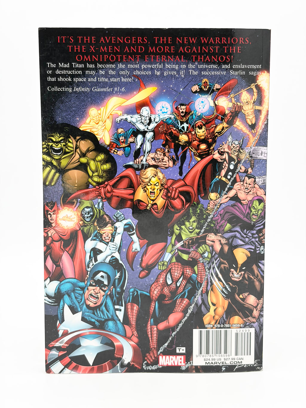The Infinity Gauntlet by Jim Starlin, George Pérez, and Ron Lim