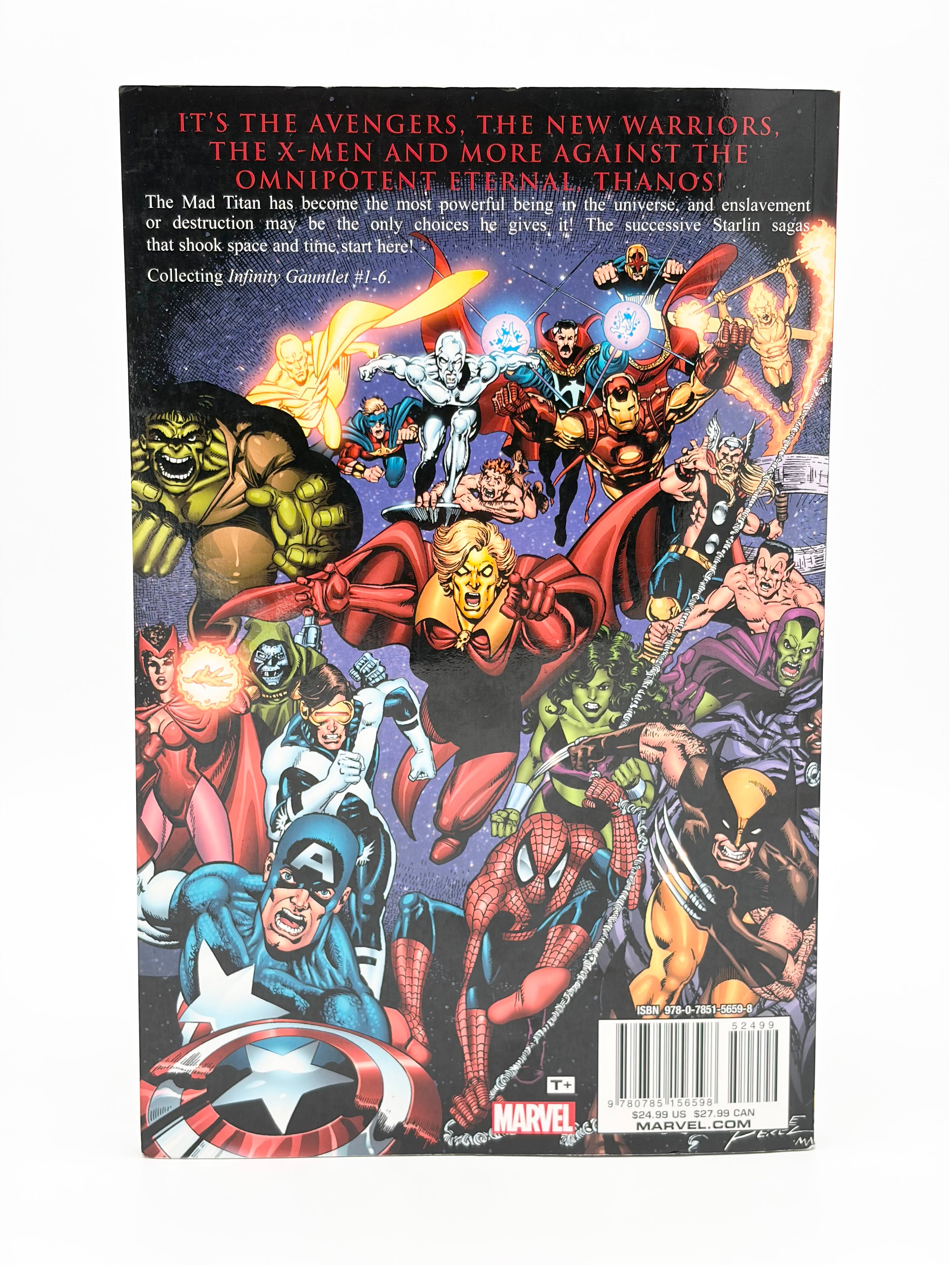 The Infinity Gauntlet by Jim Starlin, George Pérez, and Ron Lim