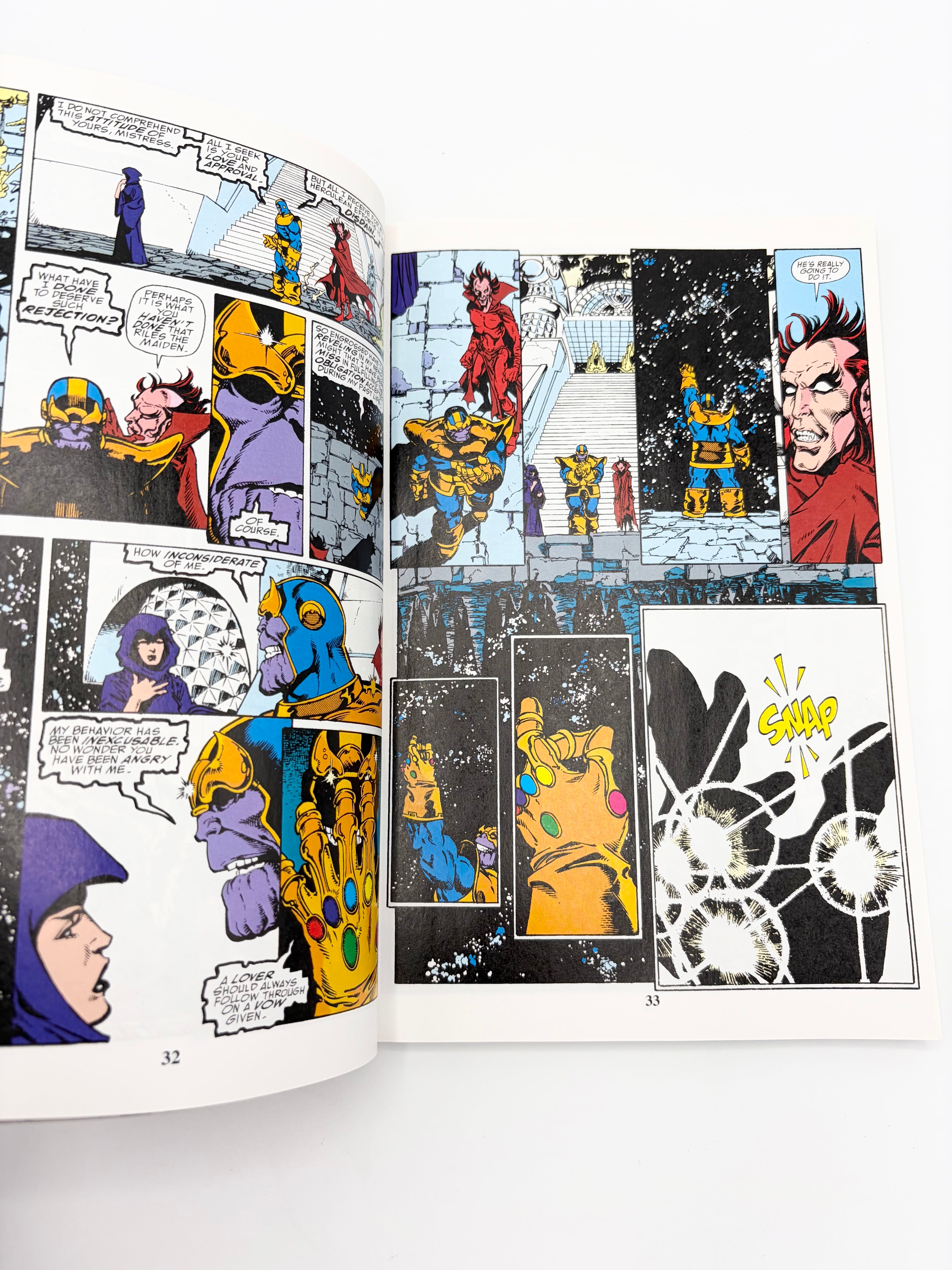 The Infinity Gauntlet by Jim Starlin, George Pérez, and Ron Lim
