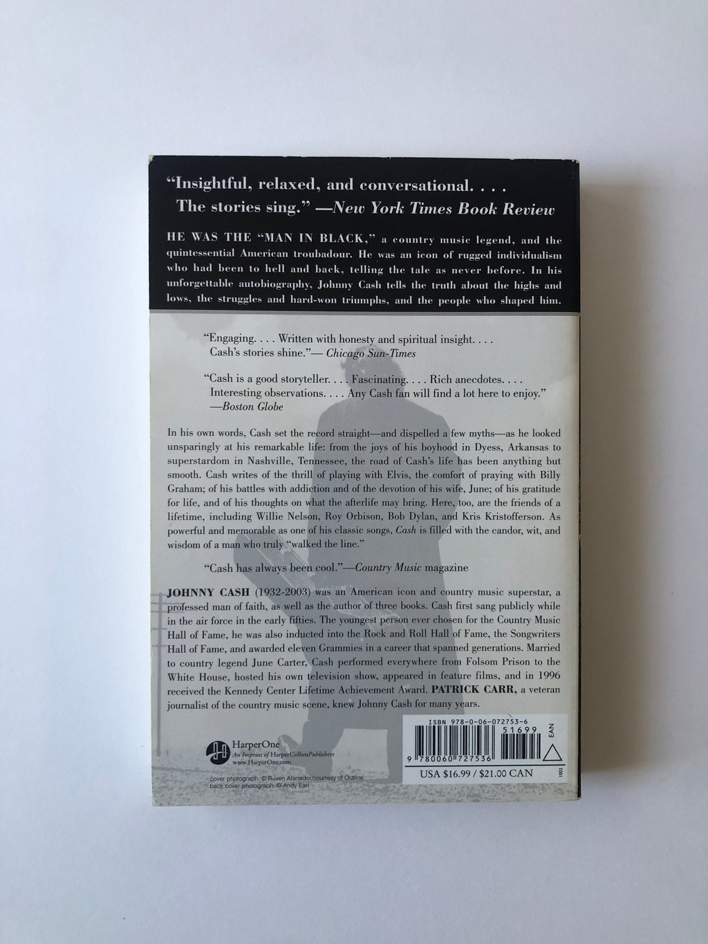 Cash - The Autobiography by Johnny Cash