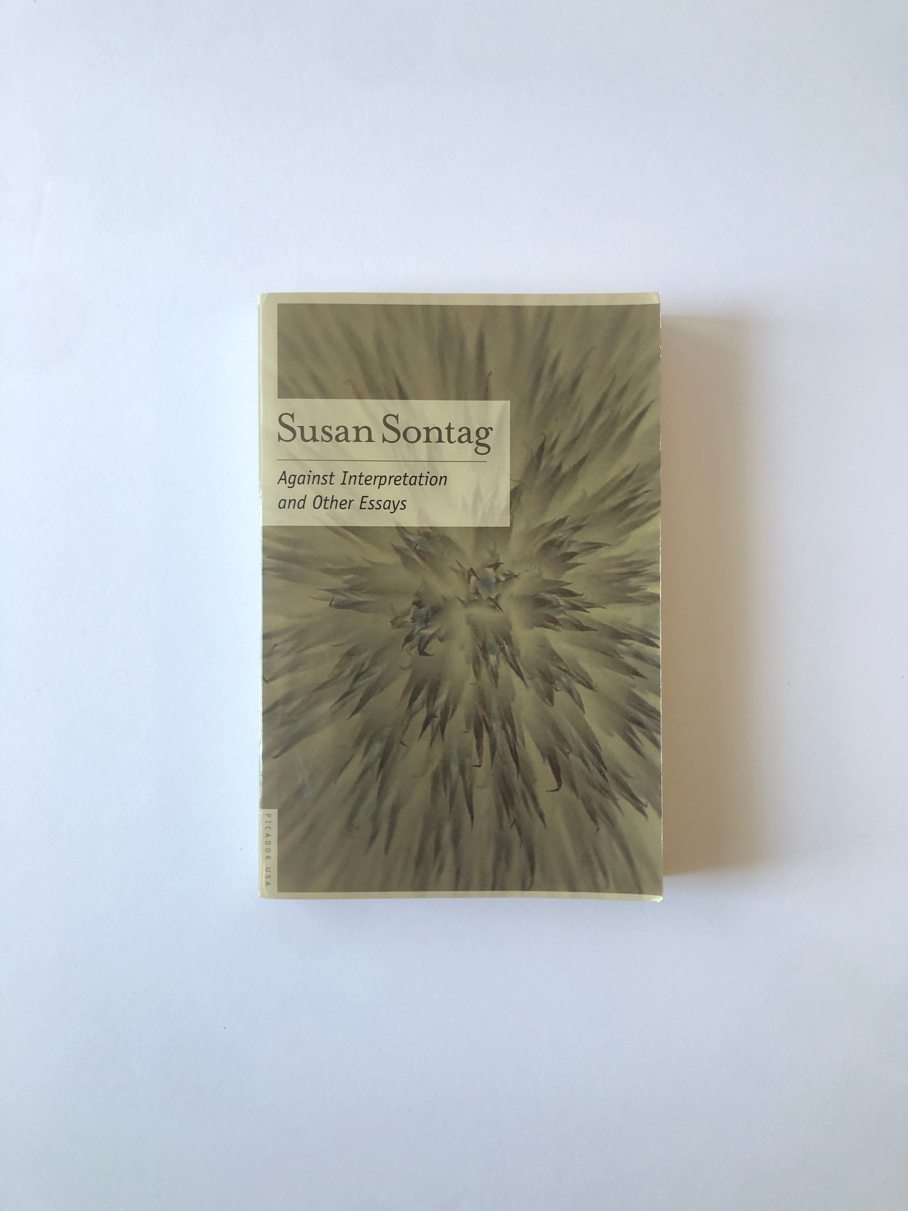 Against Interpretation and Other Essays by Susan Sontag