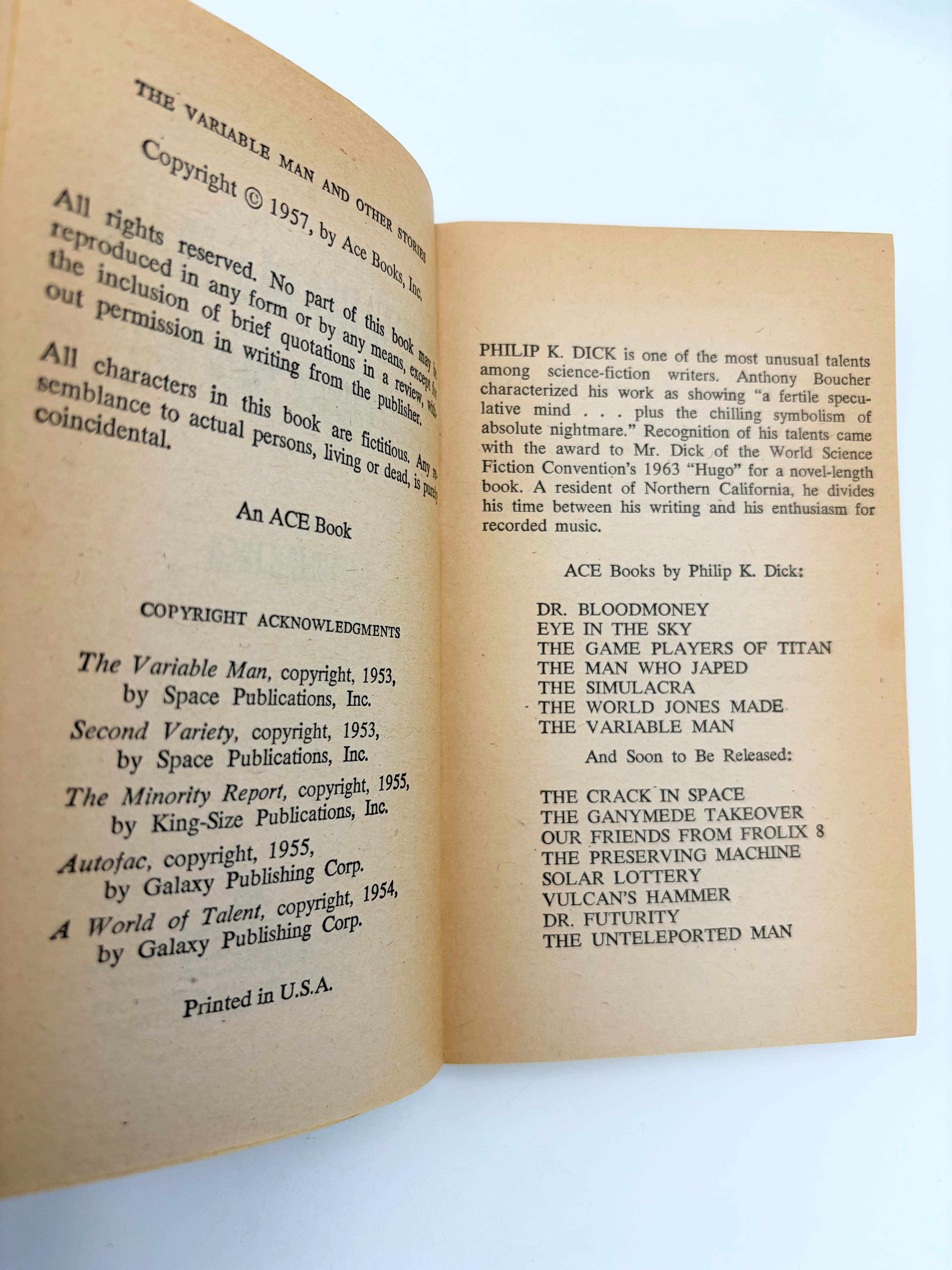 The Variable Man by Philip K. Dick