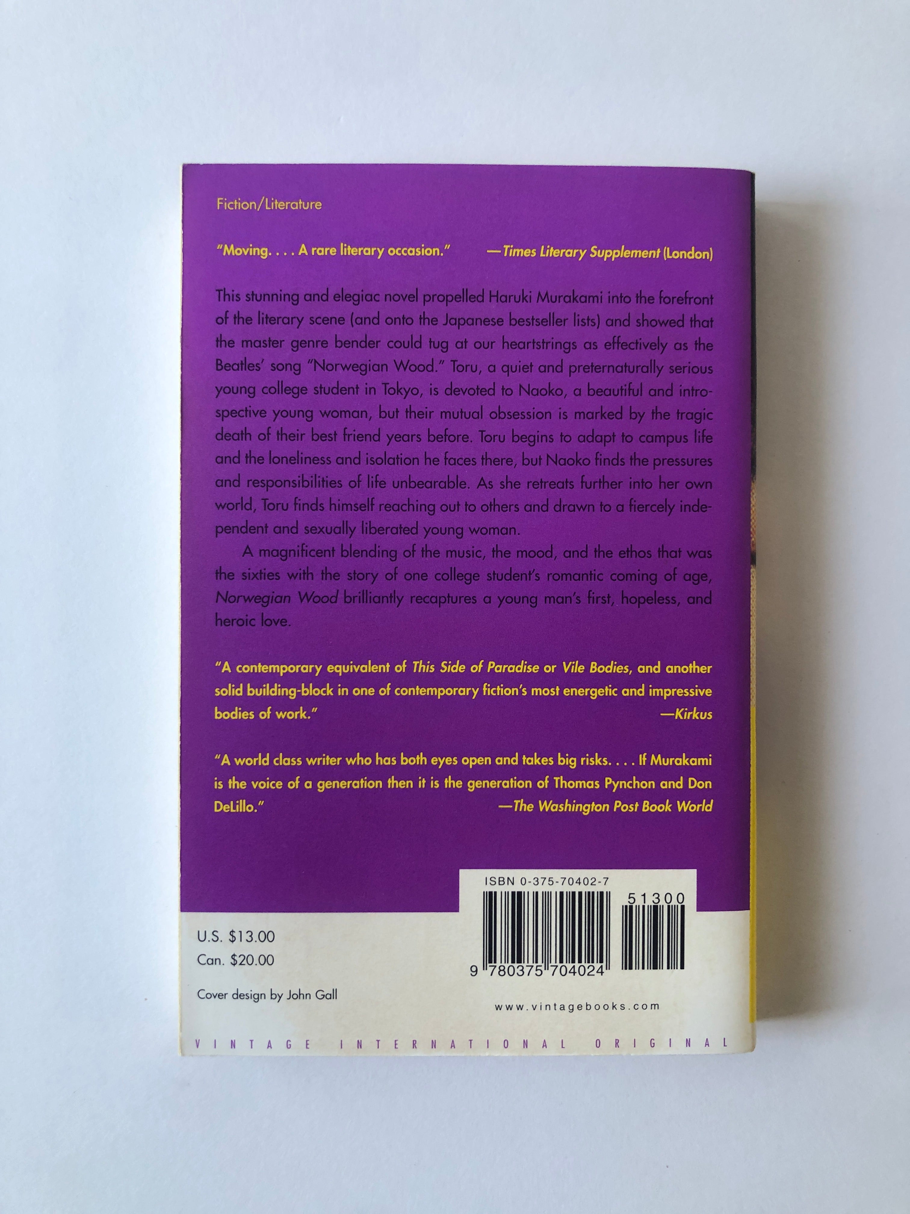 Norwegian Wood by Haruki Murakami